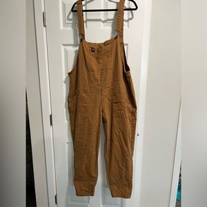 Tomboy Butterfly Billie Overalls Brown XL
